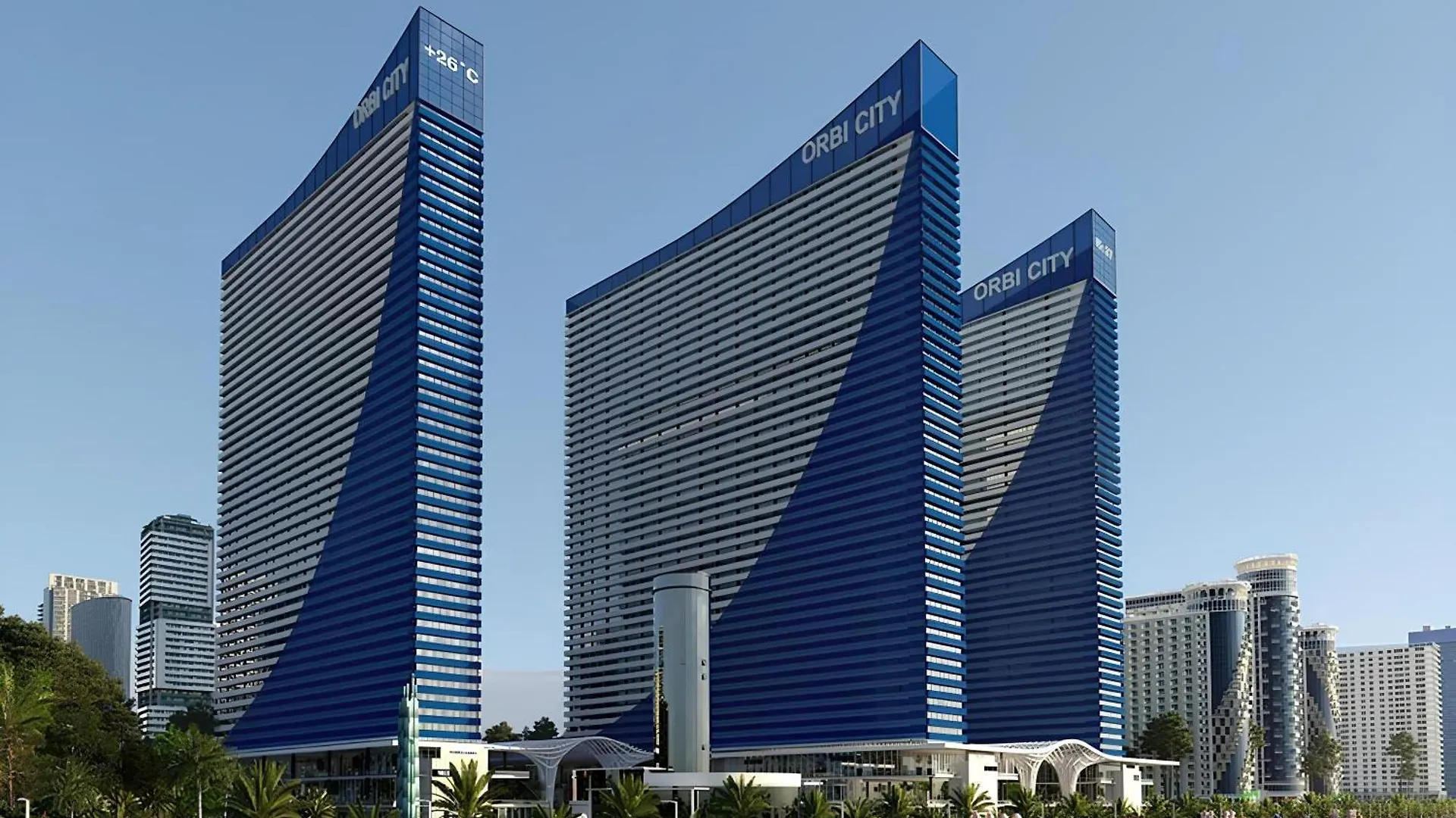 شقة Batumi Orbi Aparthotel Sea Wiew