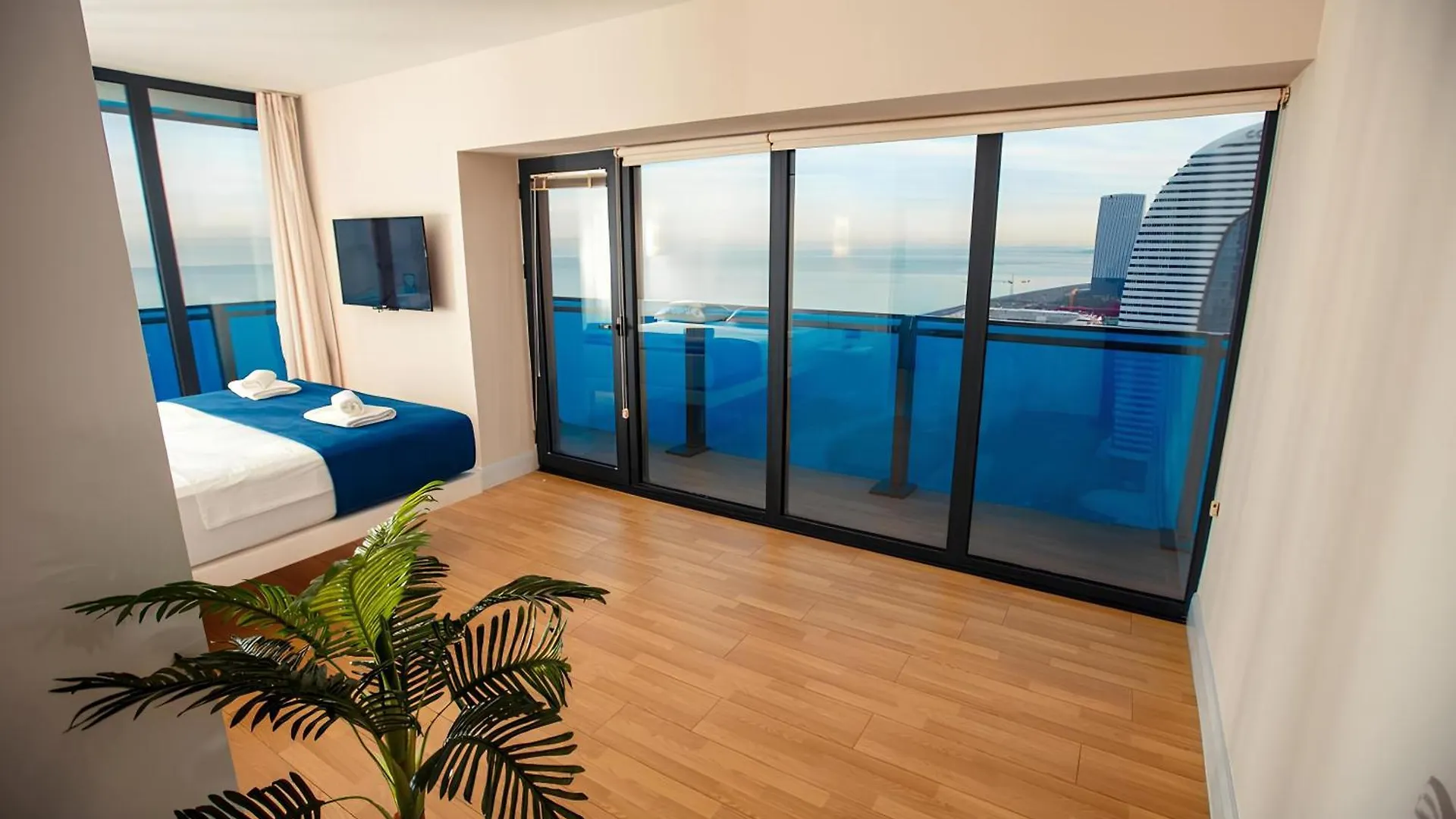 شقة Batumi Orbi Aparthotel Sea Wiew
